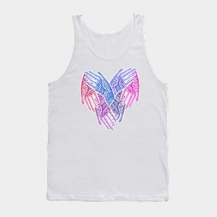 Heart made of loving hands Tank Top